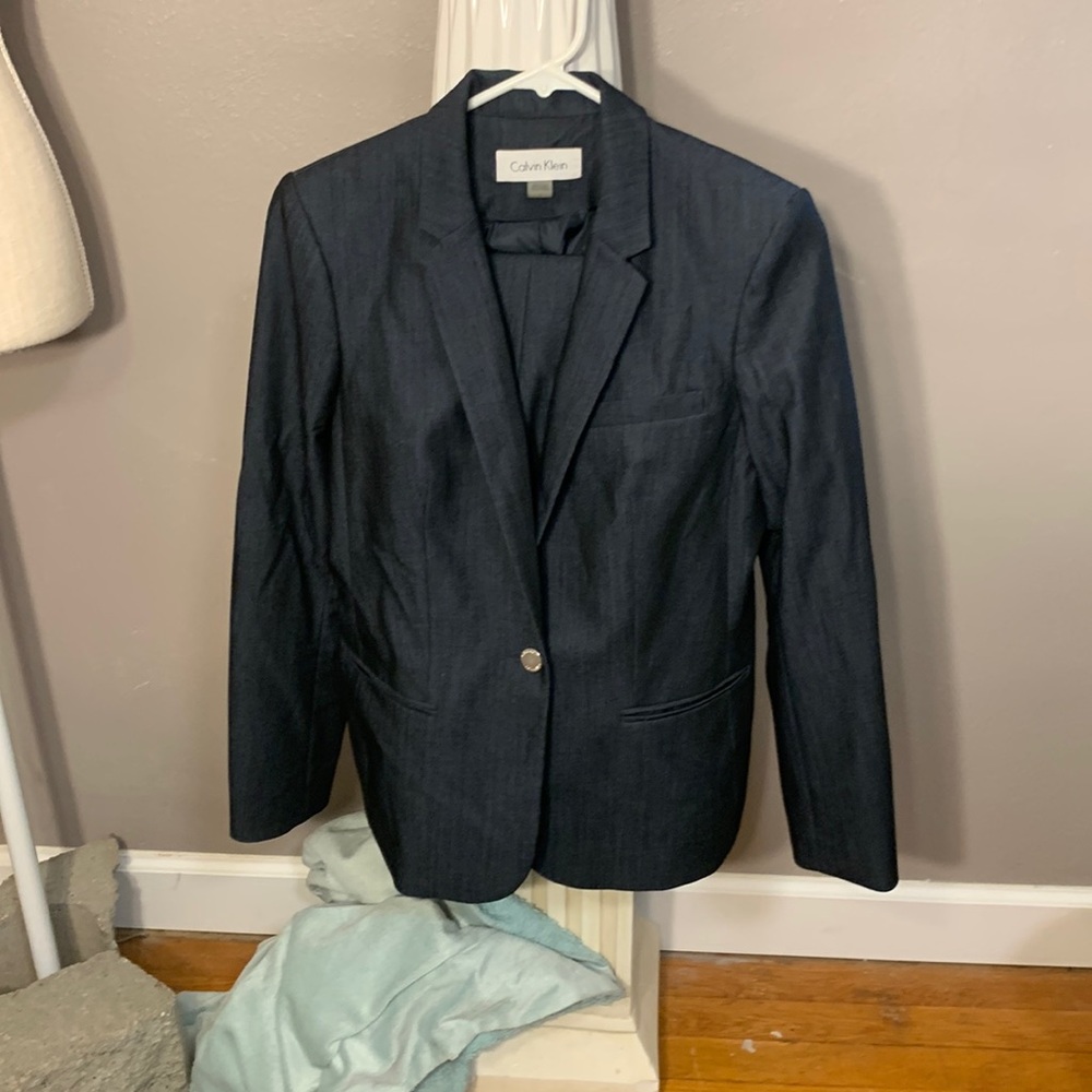 NWOT, Dark Blue, Calvin Klein Matching Suit